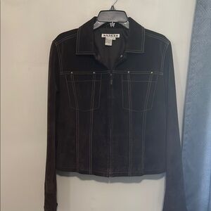 Women's Brown Suede Jacket